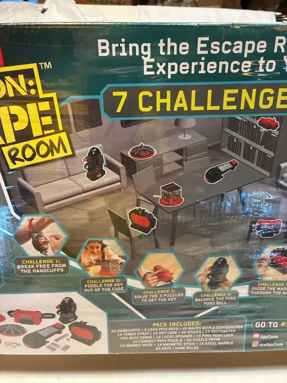 Spy Code Ultimate Operation Escape Room Board Game